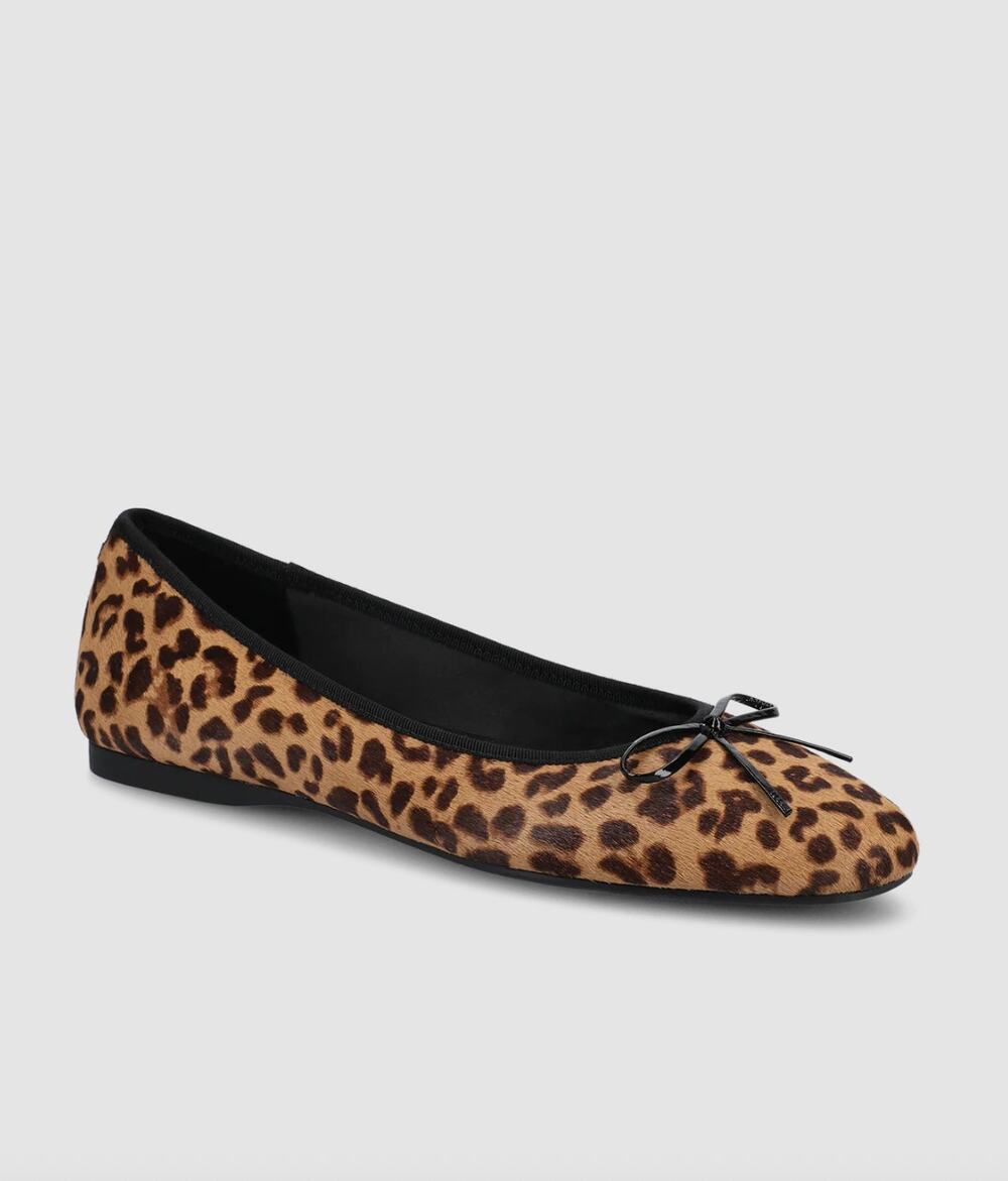 Birdies Womens Hummingbird Genuine Calf Hair Pumps ballet Flats Size 5.5